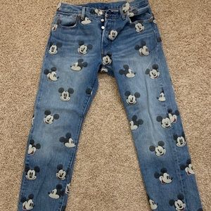 Levi’s 501 x Disney Mickey Mouse MENS Jeans 33x30